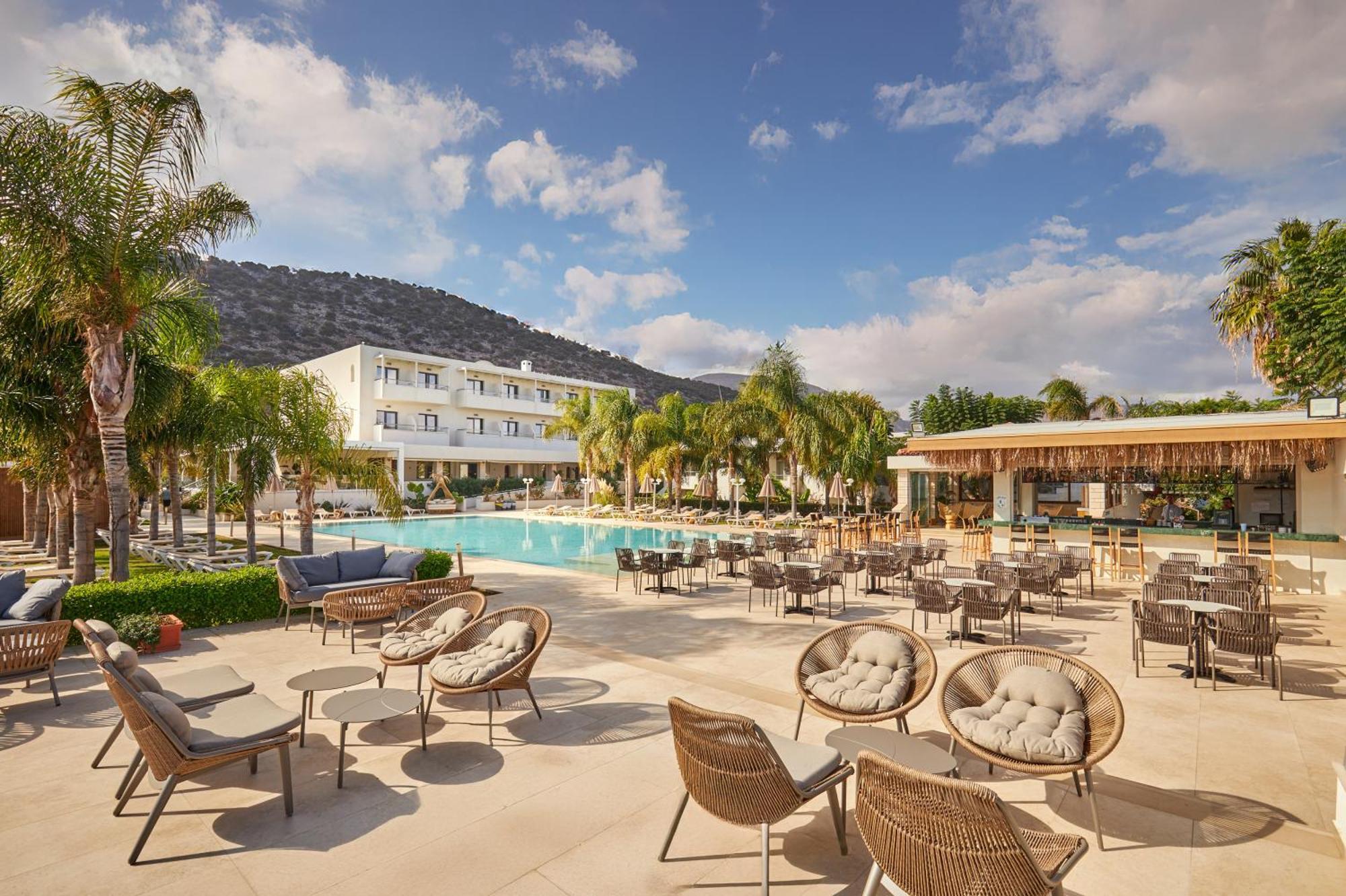 Kyknos Beach Hotel & Bungalows Malia Eksteriør billede