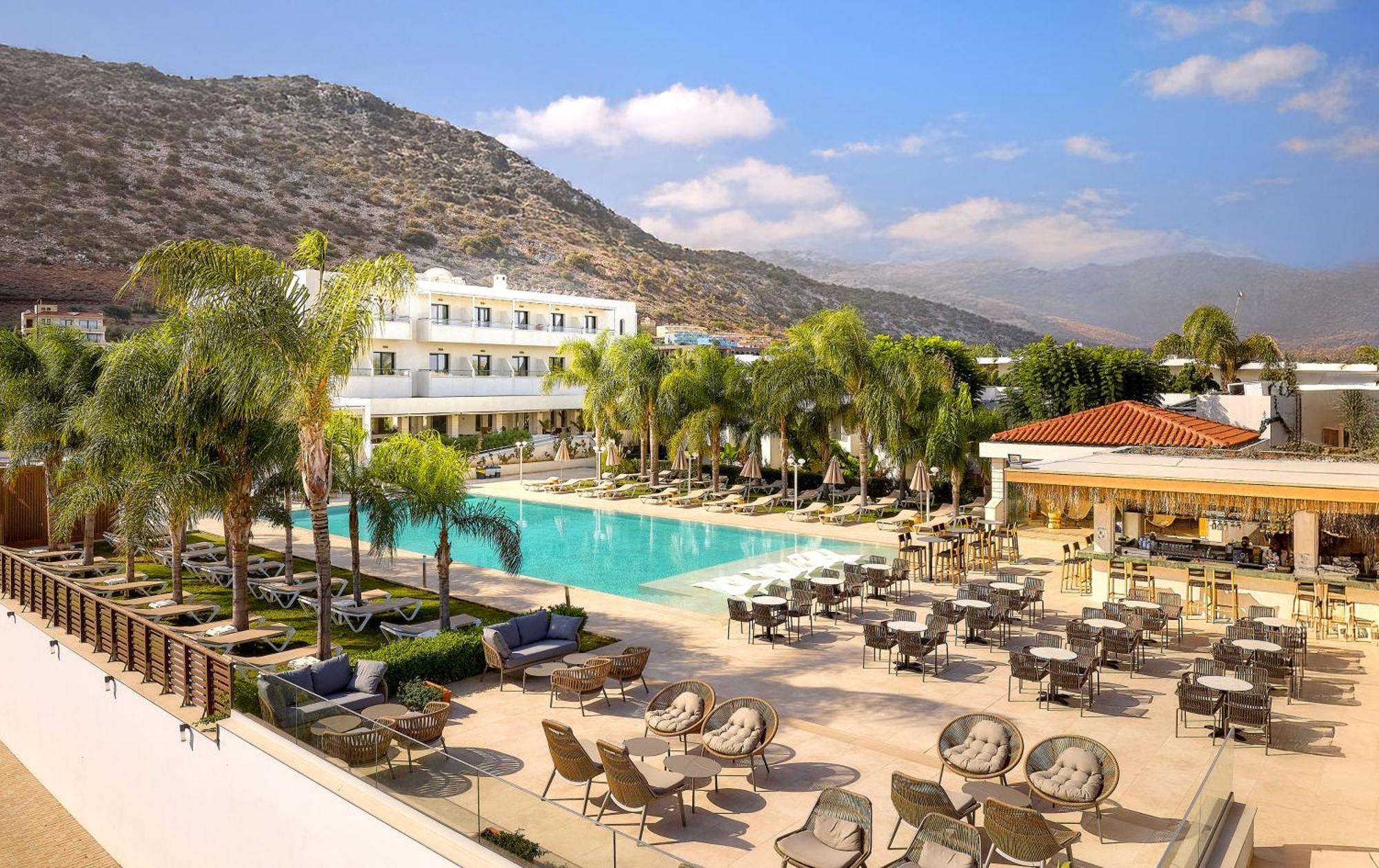 Kyknos Beach Hotel & Bungalows Malia Eksteriør billede